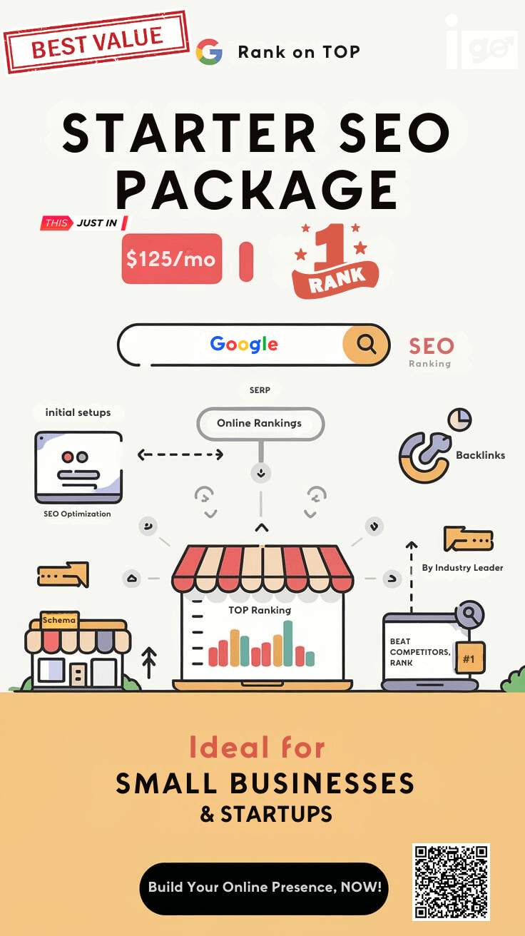 🌱 Starter SEO Package 💰 $125/mo only(60% off!) 🌟 Ideal for: Small businesses & startups building their online presence.